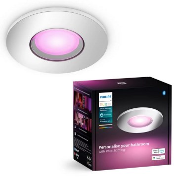 Philips - LED RGBW Lampada da incasso dimmerabile per bagni Hue XAMENTO 1xGU10/4,2W/230V 2000-6500K IP44