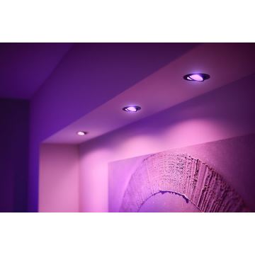 Philips - Luce d'incasso LED RGB Dimmerabile Hue CENTURA 1xGU10/5,7W/230V 2000-6500K