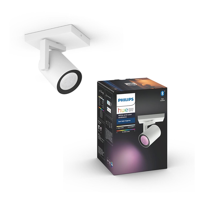 Philips - Luce Spot a LED RGB Hue ARGENA 1xGU10/5,7W/230V