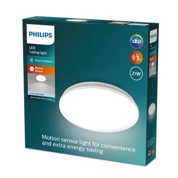 Philips - Plafoniera LED con sensore ACUNA LED/21W/230V 4000K