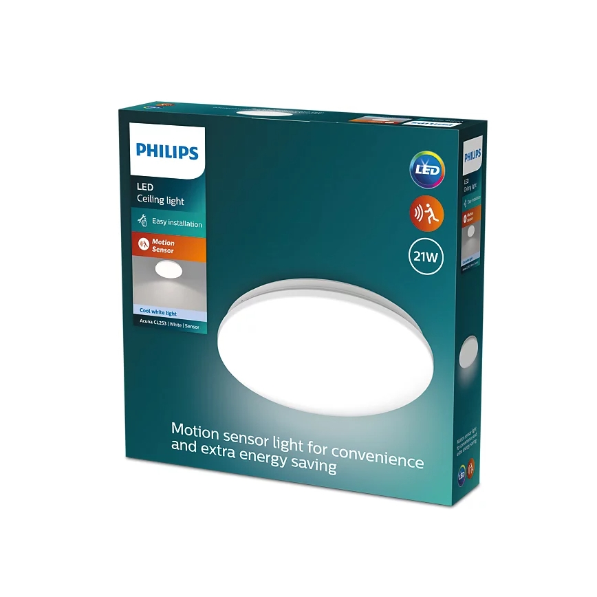 Philips - Plafoniera LED con sensore ACUNA LED/21W/230V 4000K