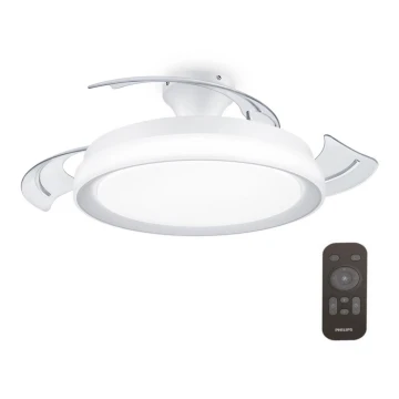 Philips - Plafoniera LED con ventilatore BLISS LED/35W/230V 5500/4000/2700K bianco + telecomando