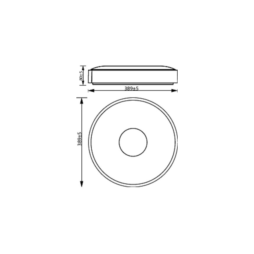 Philips - Plafoniera LED dimmerabile COINER SCENE SWITCH LED/24W/230V 4000K bianco