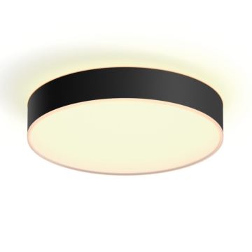 Philips - Plafoniera LED dimmerabile Hue LED/19,2W/230V 2200-6500K diametro 381 mm nero + telecomando