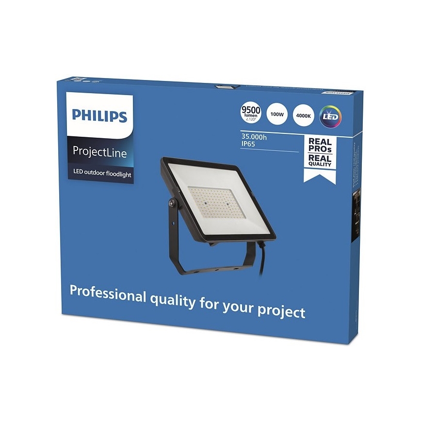 Philips - Proiettore LED da esterno PROJECTLINE LED/100W/230V IP65 4000K