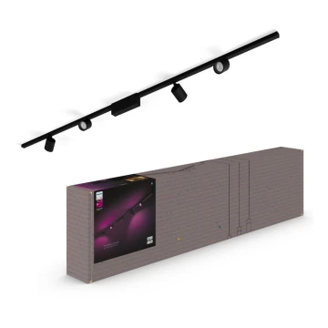 Philips  - SET 4xLED RGB Faretto dimmerabile per sistema a binario Hue PERIFO LED/20,8W/230V 2000-6500K