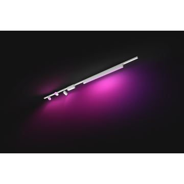 Philips - SET 4x LED RGB Luce dimmerabile per sistema a binario Hue PERIFO LED RGB/44,6W/230V 2000-6500K