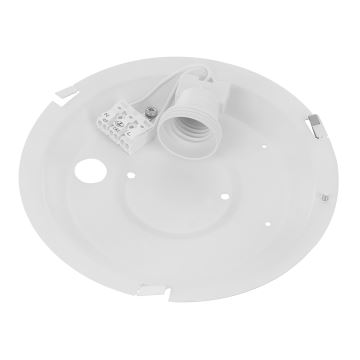 Plafoniera da bagno CLEO 1xE27/24W/230V diametro 20 cm grigio IP54