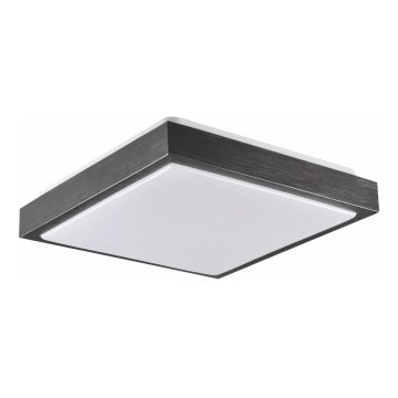 Plafoniera KAZIMIERZ 2xE27/20W/230V 29,5x29,5 cm nero