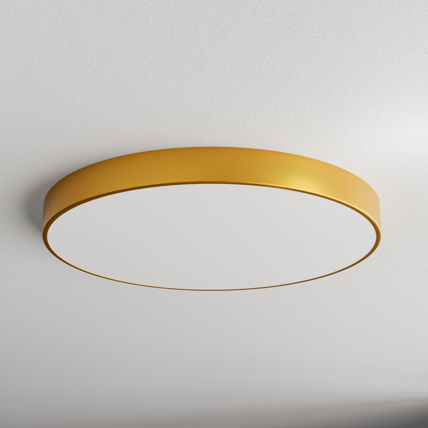 Plafoniera LED CLEO LED/96W/230V 4000K diametro 80 cm oro