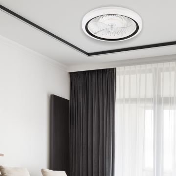 LED Plafoniera dimmerabile con ventilatore GEMMA LED/37W/230V bianco + telecomando