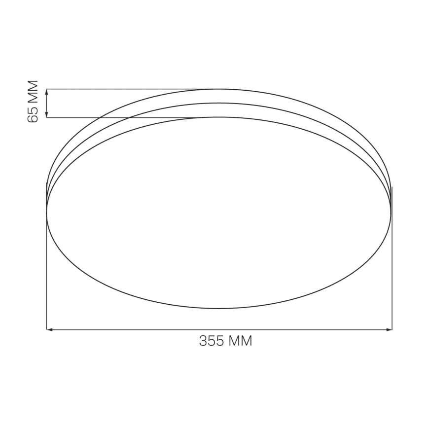 Plafoniera LED da bagno MOON LED/18W/230V cromo IP44