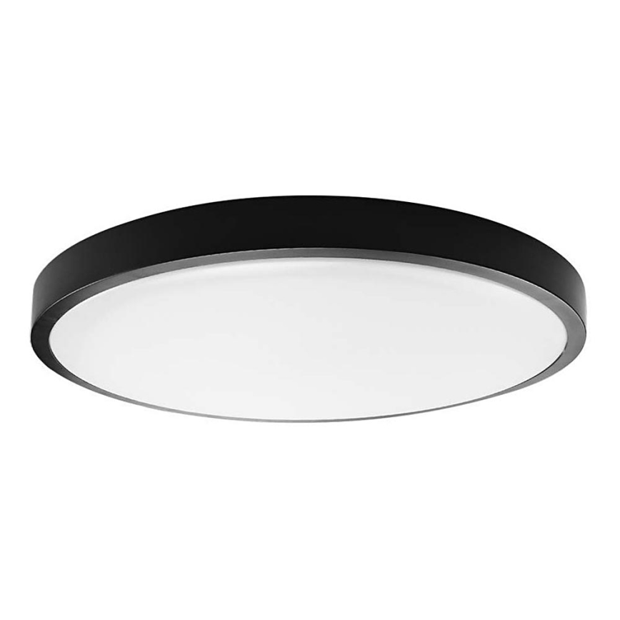 Plafoniera LED da bagno SAMSUNG CHIP LED/24W/230V IP44 6500K diametro 29 cm nero