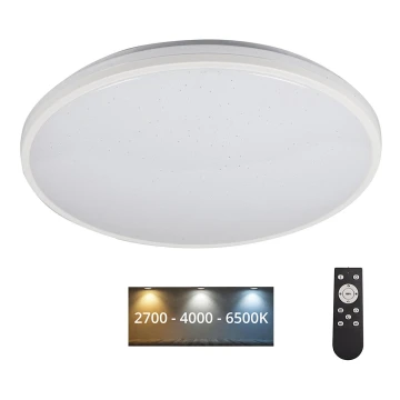 Plafoniera LED dimmerabile ARVOS LED/37W/230V bianco + telecomando