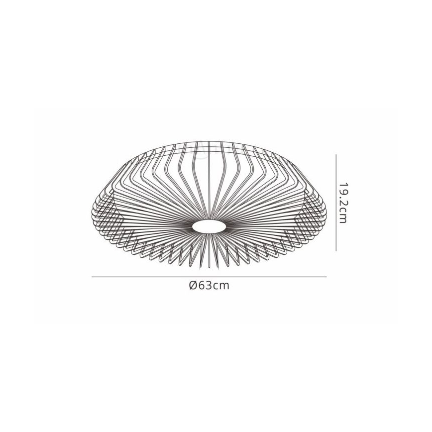 Plafoniera LED dimmerabile con ventilatore HIMALAYA LED/70W/230V