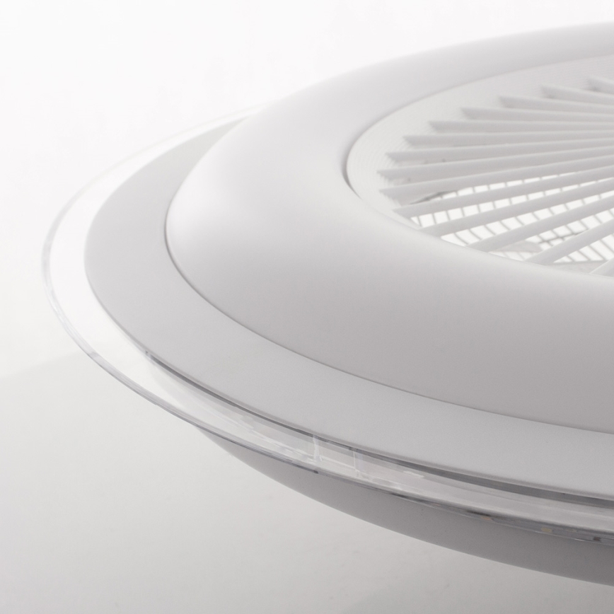 Plafoniera LED dimmerabile con ventilatore ZONDA LED/48W/230V 3000-6000K bianco + telecomando