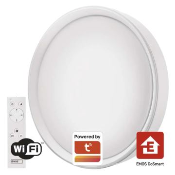 Plafoniera LED dimmerabile GoSmart LED/30W/230V diametro 40 cm 2700-6500K Wi-Fi Tuya + telecomando