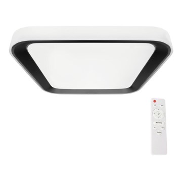 Plafoniera LED dimmerabile QUADRO LED/38W/230V 3000-6000K bianco/nero + telecomando