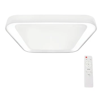 Plafoniera LED dimmerabile QUADRO LED/66W/230V 3000-6000K bianco + telecomando