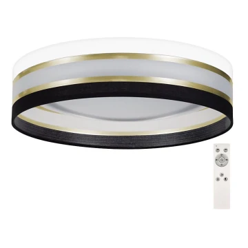 Plafoniera LED dimmerabile SMART CORAL GOLD LED/24W/230V nero/bianco + telecomando