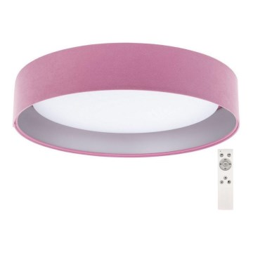 Plafoniera LED dimmerabile SMART GALAXY LED/24W/230V rosa/argento 3000-6500K + telecomando