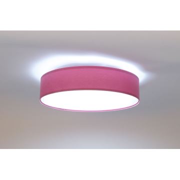 Plafoniera LED dimmerabile SMART GALAXY LED/24W/230V rosa/argento 3000-6500K + telecomando