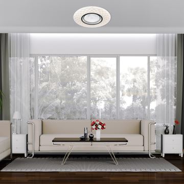 Plafoniera LED dimmerabile TOKYO LED/48W/230V + Telecomando