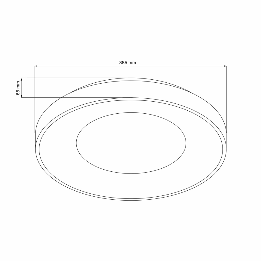 Plafoniera LED dimmerabile da bagno WITOLD LED/48W/230V 3000-6000K IP44 + telecomando