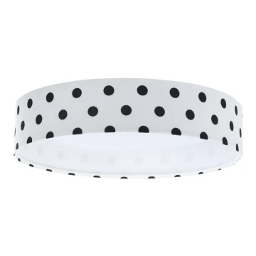 Plafoniera LED GALAXY KIDS LED/24W/230V punti bianco/nero