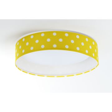 Plafoniera LED GALAXY KIDS LED/24W/230V punti giallo/bianco