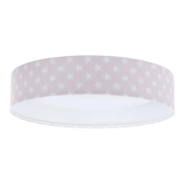 Plafoniera LED GALAXY KIDS LED/24W/230V stelle rosa/bianco