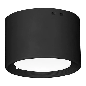 Plafoniera LED LED/6W/230V nero diametro 8 cm