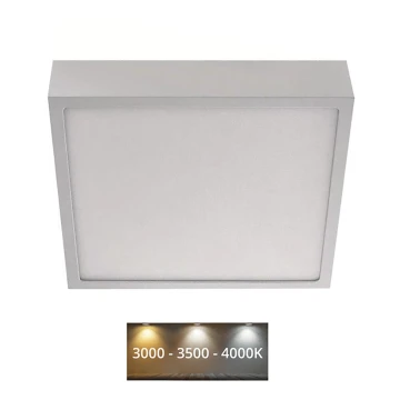 Plafoniera LED NEXXO LED/21W/230V 3000/3500/4000K 22,5x22,5 cm bianca