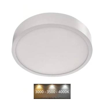 Plafoniera LED NEXXO LED/21W/230V 3000/3500/4000K d. 22,5 cm bianco