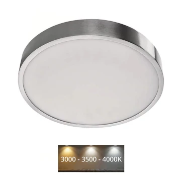 Plafoniera LED NEXXO LED/28,5W/230V 3000/3500/4000K d. 30 cm cromato