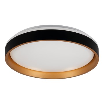 Plafoniera LED SOLN LED/17,5W/230V diametro 38 cm nero/oro