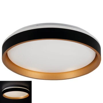 Plafoniera LED SOLN LED/17,5W/230V diametro 38 cm nero/oro