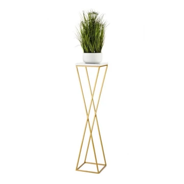 Portafiori LOFT 100x24 cm oro/bianco