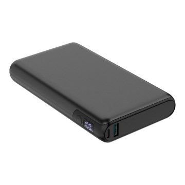 Power Bank con LED display Power Delivery 30000 mAh/100W/3,7V nero