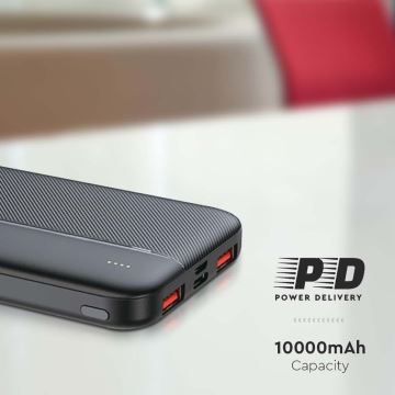 Power Bank Power Delivery 10000mAh/22,5W/5V black