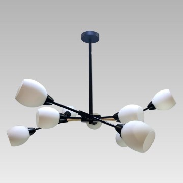 Prezent 18301 - Lampadario a sospensione con supporto rigido CITTERIO 9xE14/40W/230V albero di caucciù