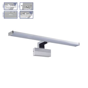 Prezent 70227 - Illuminazione a LED per specchi da bagno TREMOLO PLUS LED/10W/230V IP44 3000/4000K 60 cm