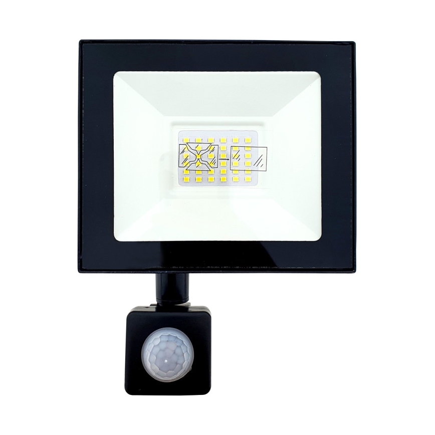 Proiettore LED con sensore LED/20W/230V IP44