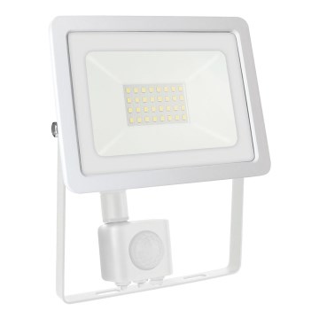 Proiettore LED da esterno con sensore NOCTIS LUX 2 LED/30W/230V 4000K IP44 bianco