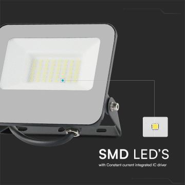 Proiettore LED RGBW dimmerabile LED/30W/230V IP65 grigio + Telecomando