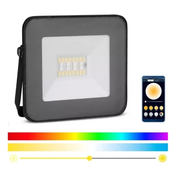 Proiettore LED Smart RGB dimmerabile LED/20W/230V IP65 nero