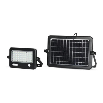 Proiettore solare LED dimmerabile con sensore LED/10W/3,7V 4000K IP65 + porta USB