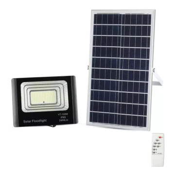 Proiettore solare LED dimmerabile LED/35W/10V 4000K IP65 + telecomando