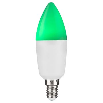 Rabalux - Lampadina LED RGB Dimmerabile C37 E14/5W/230V Wi-Fi 3000-6500K