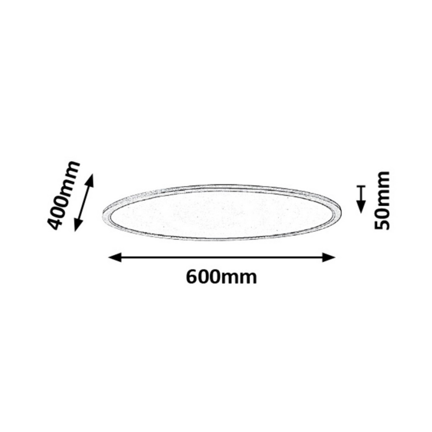 Rabalux 2191 - Plafoniera LED dimmerabile TALEB LED/40W/230V + T